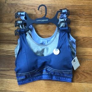 Lucky Brand seamless comfort sports bras